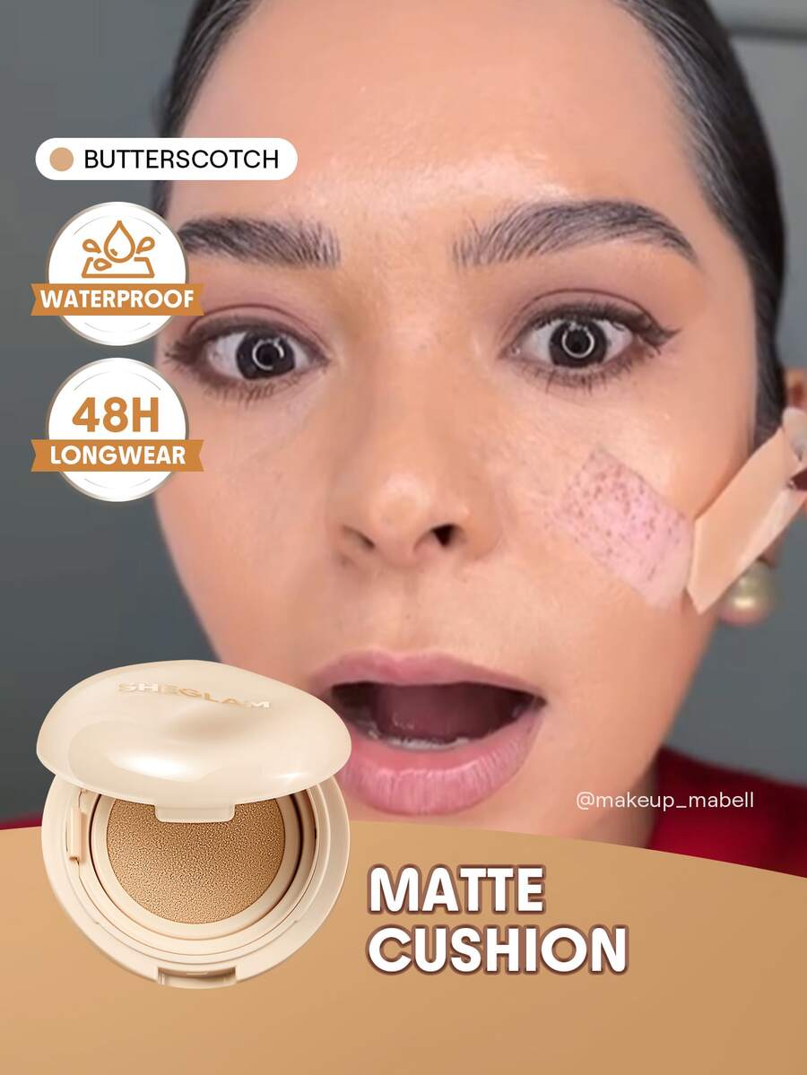 SHEGLAM Lock & Go Long-Lasting 氣墊粉餅-Butterscotch 品牌美妝化妝品 適合女士與女孩 - Butterscotch - 查看 1