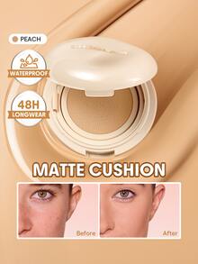 SHEGLAM Lock & Go Long-Lasting 氣墊粉餅-Peach 品牌美妝化妝品 適合女士與女孩 - Warming Peach - 查看 1