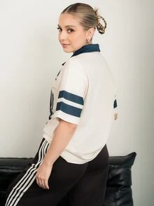 Ximena Robles Ximena Robles 女士休闲短袖T恤，夏季时尚 - 彩色 - 查看 2