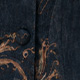 Navy Ruffle Double Breasted Button Printed Mini Dress, view 10