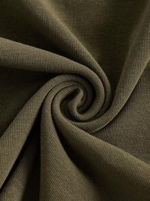 Tseoso Solid Cami Top Everyday House Olive Green Summer Casual Minimalist - Army Green - View 4
