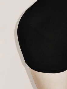 SHEIN ICON 女款性感龍圖案網紗拼接緊身連身衣 - 彩色 - 查看 8
