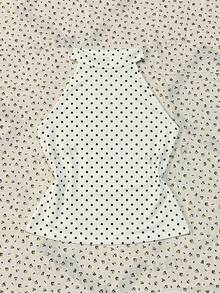 Attitoon Women's Casual 70s Elegant Backless Tight Crop Top, Suitable For Summer,Summer Top Brunch Going Out White And Black Polka Dot - Multicolor - View 3