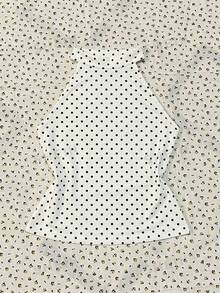 Attitoon Women's Casual 70s Elegant Backless Tight Crop Top, Suitable For Summer,Summer Top Brunch Going Out White And Black Polka Dot - Multicolor - View 5