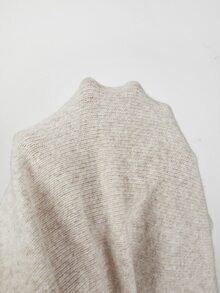 SHEIN Cardigan Rajut Wanita Model Vintage Musim Gugur Terbaru dengan Detail Napoleonik, Kerah Berhias, Aksen Kancing, dan Resleting Depan - Unta - View 7
