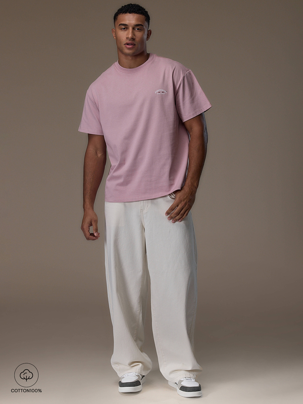 Emperor [100% Cotton] Men's Graphic T Shirt Lightweight Casual Streetwear Loose Fit Pink T-Shirt Summer Autumn Vacation Sport Workout Gym