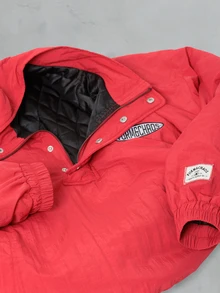 FORM&CHAOS Men's Autumn/Winter Red Embroidered Pullover Jacket - Red - View 7