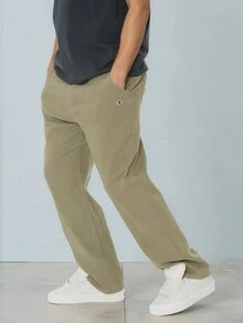 FORM&CHAOS Men's Solid Color Casual Versatile Daily Wear Long Pants - Army Green - View 7
