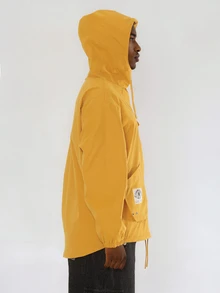 FORM&CHAOS Mantel Trench Pullover Luar Ruangan Pria Warna Kuning dengan Kantong Serbaguna - Kuning - View 3