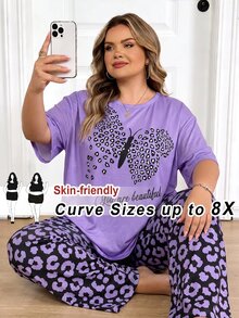 SHEIN CURVE+ Conjuntos Talla Grande - Multicolor - Ver 6