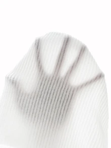 SHEIN ICON Y2K Grunge Asymmetrical Neck Lettuce Trim Tee - White - View 5