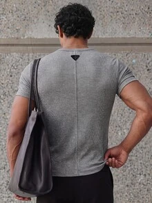 ESTAVOR Men T-Shirts - Grey - View 11
