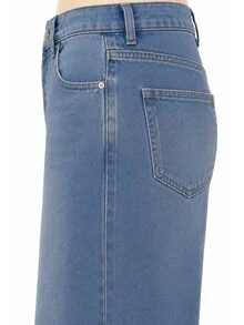 Zerodot Women Blue Denim Relaxed Fit Jeans Casual Daily Fall Pre Fall - Light Wash - View 8