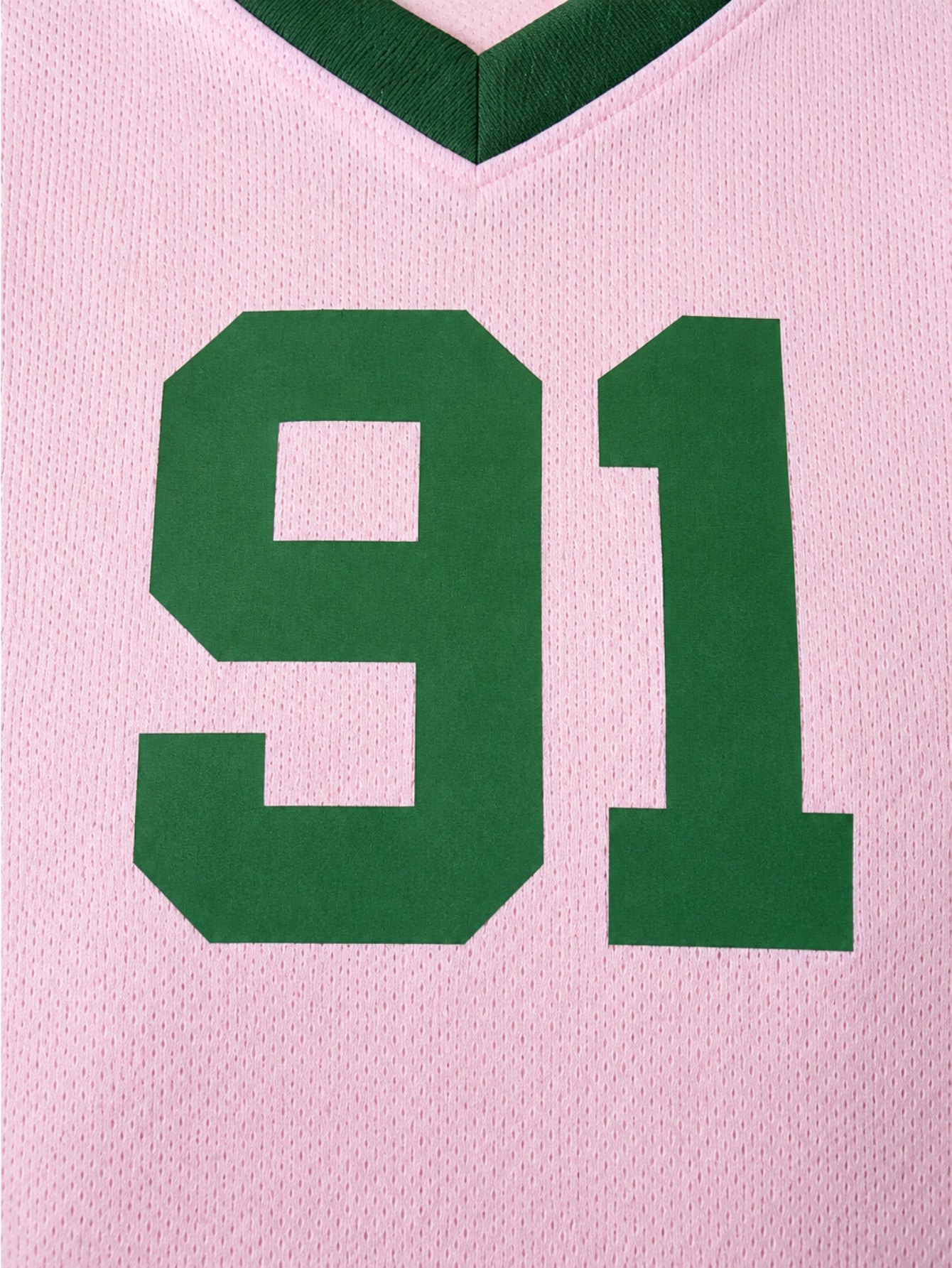 Cropped Graphic Print Colorblock T-Shirt Jersey, view 7
