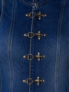 Zerodot Women Denim Sleeveless Waistcoat Top Casual Daily Fall Pre Fall - Blue - View 5