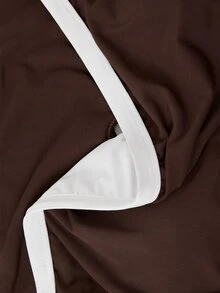 SHEIN Velisys Sweatshirt Olahraga Kasual Lengan Panjang 2 in 1 Ukuran Plus Wanita untuk Musim Gugur - MultiWarna - View 6