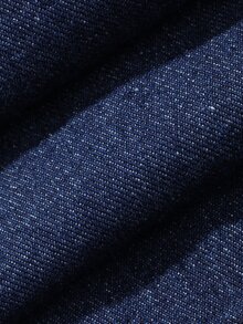 Livesso Women's Single-Breasted Top And Long Pants Casual Daily Denim Set - Dark Wash - View 7