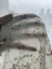 SHEIN 青少年女孩不對稱肩針織印花休閒時尚家庭套裝上衣 - 白色 - 查看 5