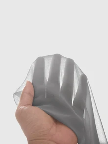 ROMWE Gaun Mini Bodycon Tanpa Lengan dengan Dekorasi Metalik dan Leher V Dalam untuk Liburan Musim Panas Gaya Y2K - Grey - View 13