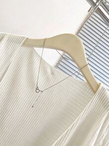 Franclia Casual Commute Minimalist Style Spring/Summer Women's Thin Jacket - Apricot - View 8