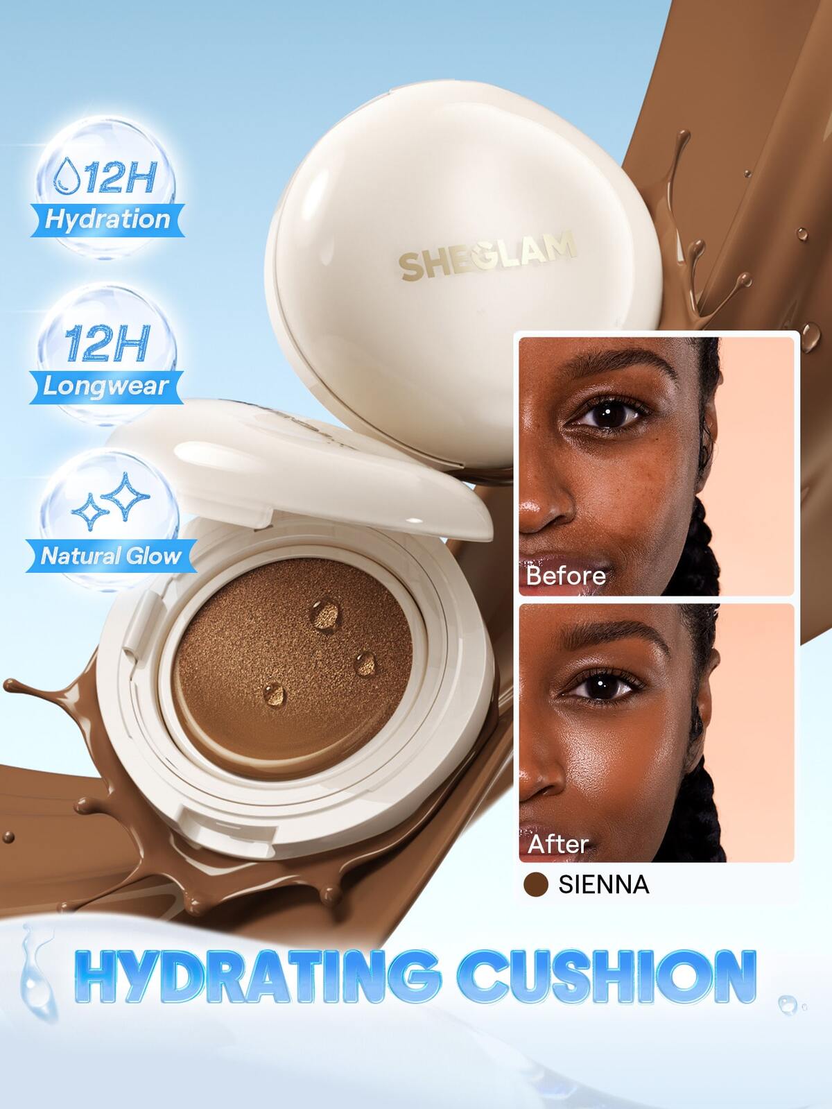 Lumi Lock & Go Cushion Foundation-Sienna