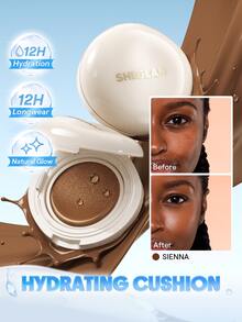 SHEGLAM Lumi Lock & Go 氣墊粉底-Sienna 品牌美妝化妝品 適合女士與女孩 - 赭色 - 查看 1
