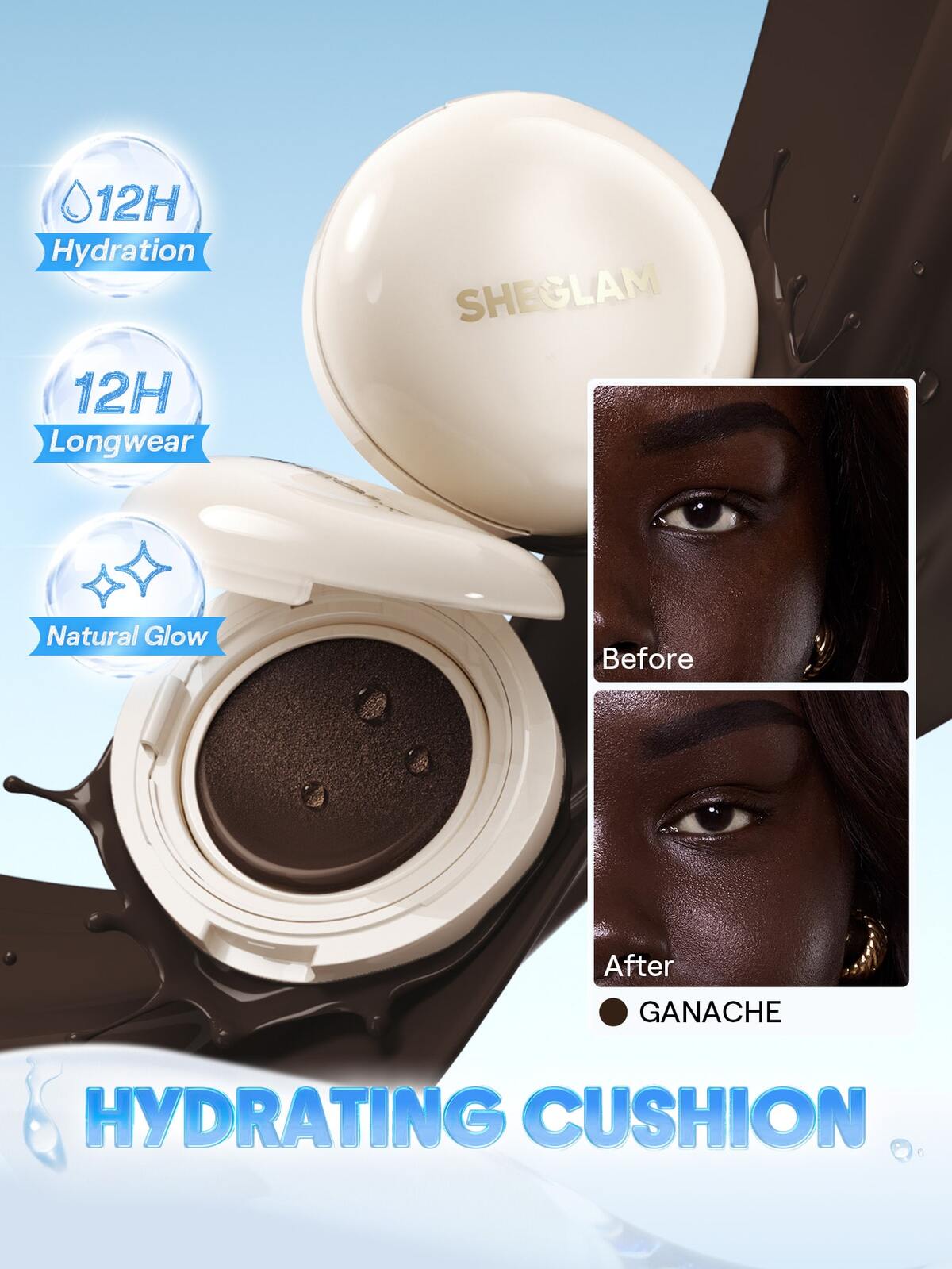 Lumi Lock & Go Cushion Foundation-Ganache