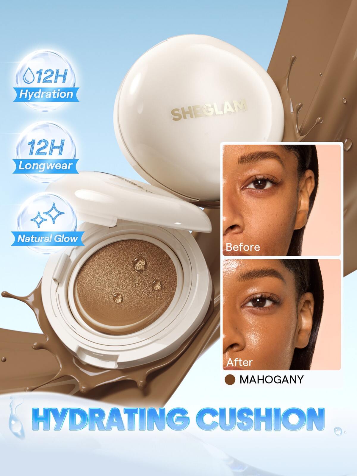 Lumi Lock & Go Cushion Foundation-Mahogany