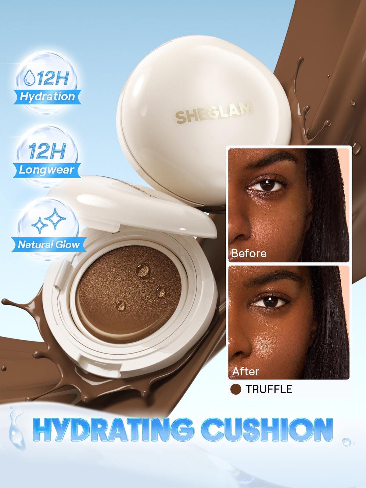 Lumi Lock & Go Cushion Foundation-Truffle