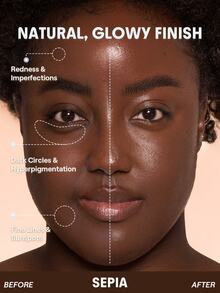 SHEGLAM Lumi Lock & Go Cushion Foundation-Sepia Brand Beauty Cosmetic Makeup For Women And Girls - Sepia - View 3