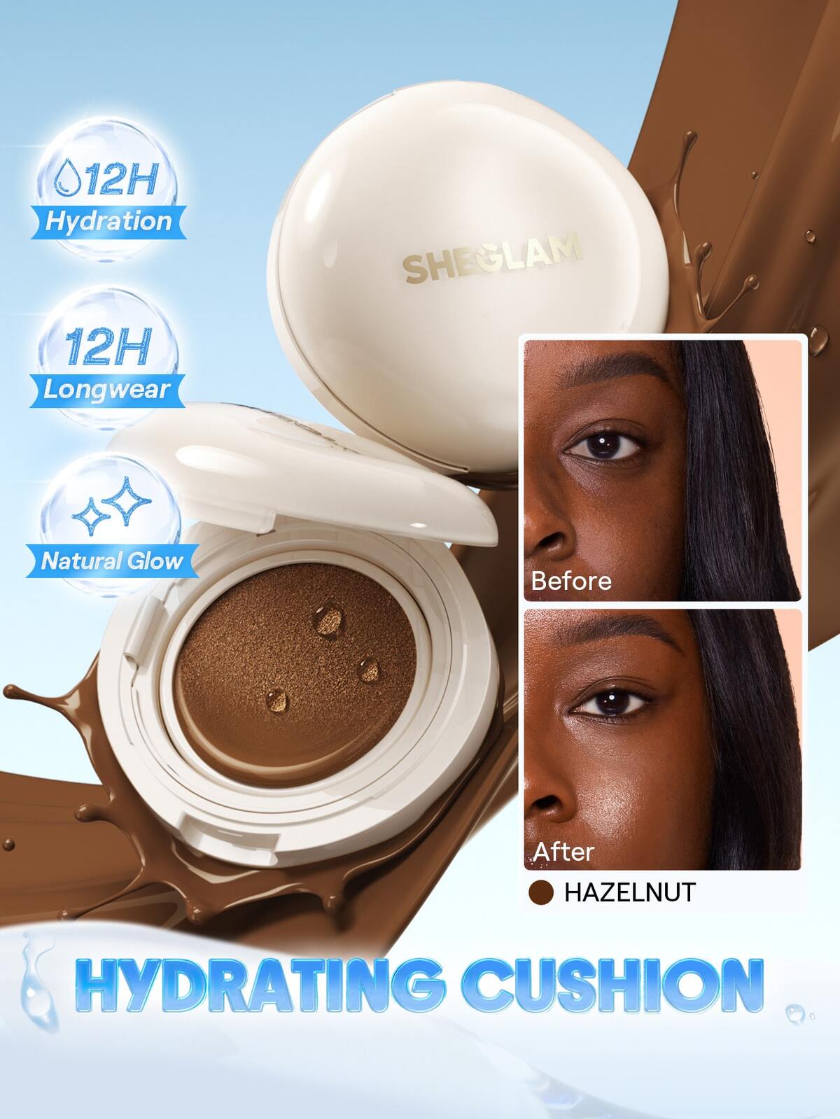 Lumi Lock & Go Cushion Foundation-Hazelnut