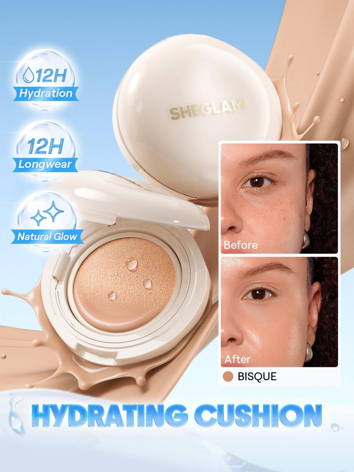 Lumi Lock & Go Cushion Foundation-Bisque