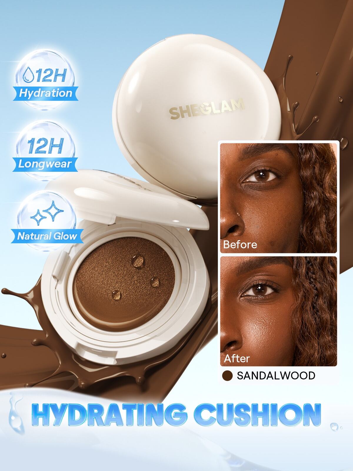 Lumi Lock & Go Cushion Foundation-Sandalwood