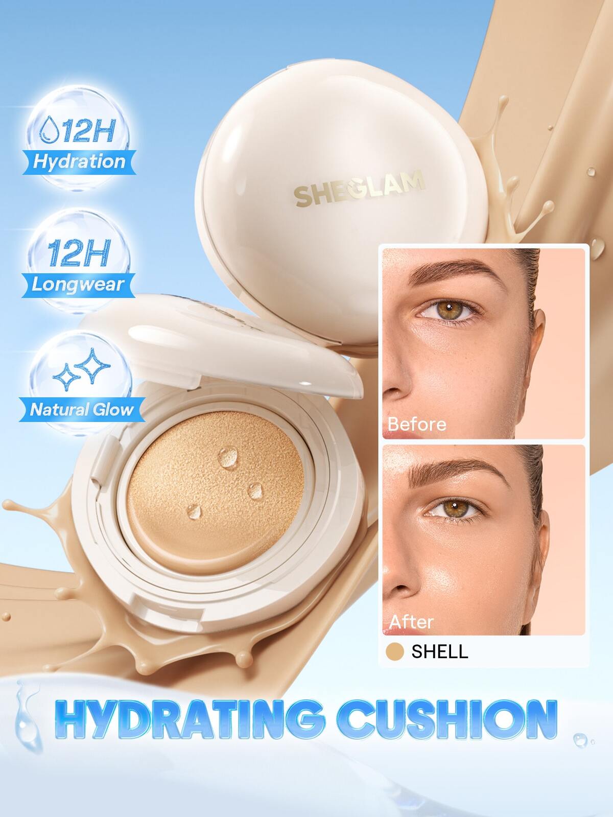 Lumi Lock & Go Cushion Foundation-Shell