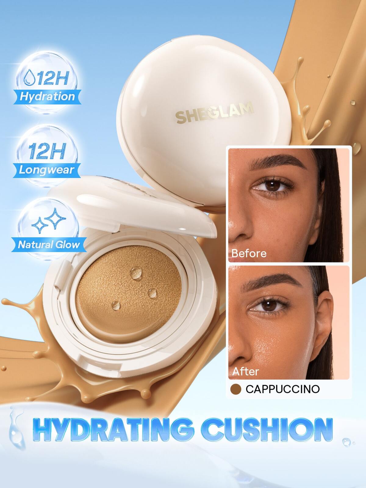 Lumi Lock & Go Cushion Foundation-Cappuccino