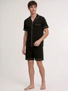 LUVLETTE Men Loungewear Sets - Black - View 9