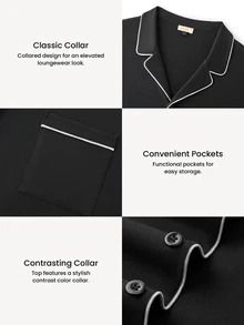 LUVLETTE Men Loungewear Sets - Black - View 3
