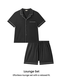 LUVLETTE Men Loungewear Sets - Black - View 10