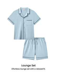 LUVLETTE Men Loungewear Sets - Blue - View 10