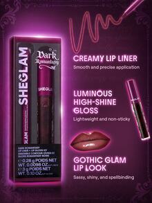 SHEGLAM Dark Romantasy 唇線筆+唇蜜組-Rich Velvet 品牌美妝化妝品 適合女士與女孩 - Rich Velvet - 查看 3