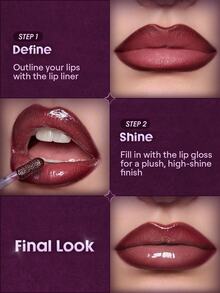 SHEGLAM Dark Romantasy 唇線筆+唇蜜組-Rich Velvet 品牌美妝化妝品 適合女士與女孩 - Rich Velvet - 查看 4