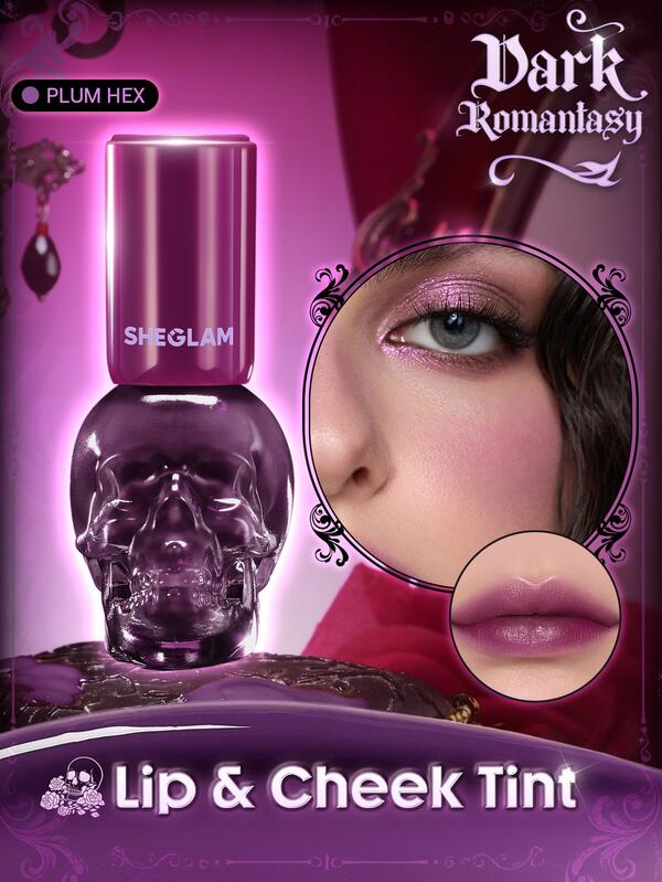 SHEGLAM Dark Romantasy Tent Pentru Buze șI Obraji-Plum Hex Brand De FrumusețE Cosmetice Machiaj Pentru Femei șI Fete