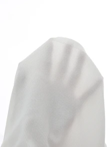 SHEIN 1組隨機款少女秋冬休閒素色高領T恤與內搭褲套裝 - 彩色 - 查看 8