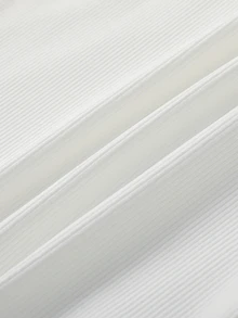 SHEIN 1組隨機款少女秋冬休閒素色高領T恤與內搭褲套裝 - 彩色 - 查看 6