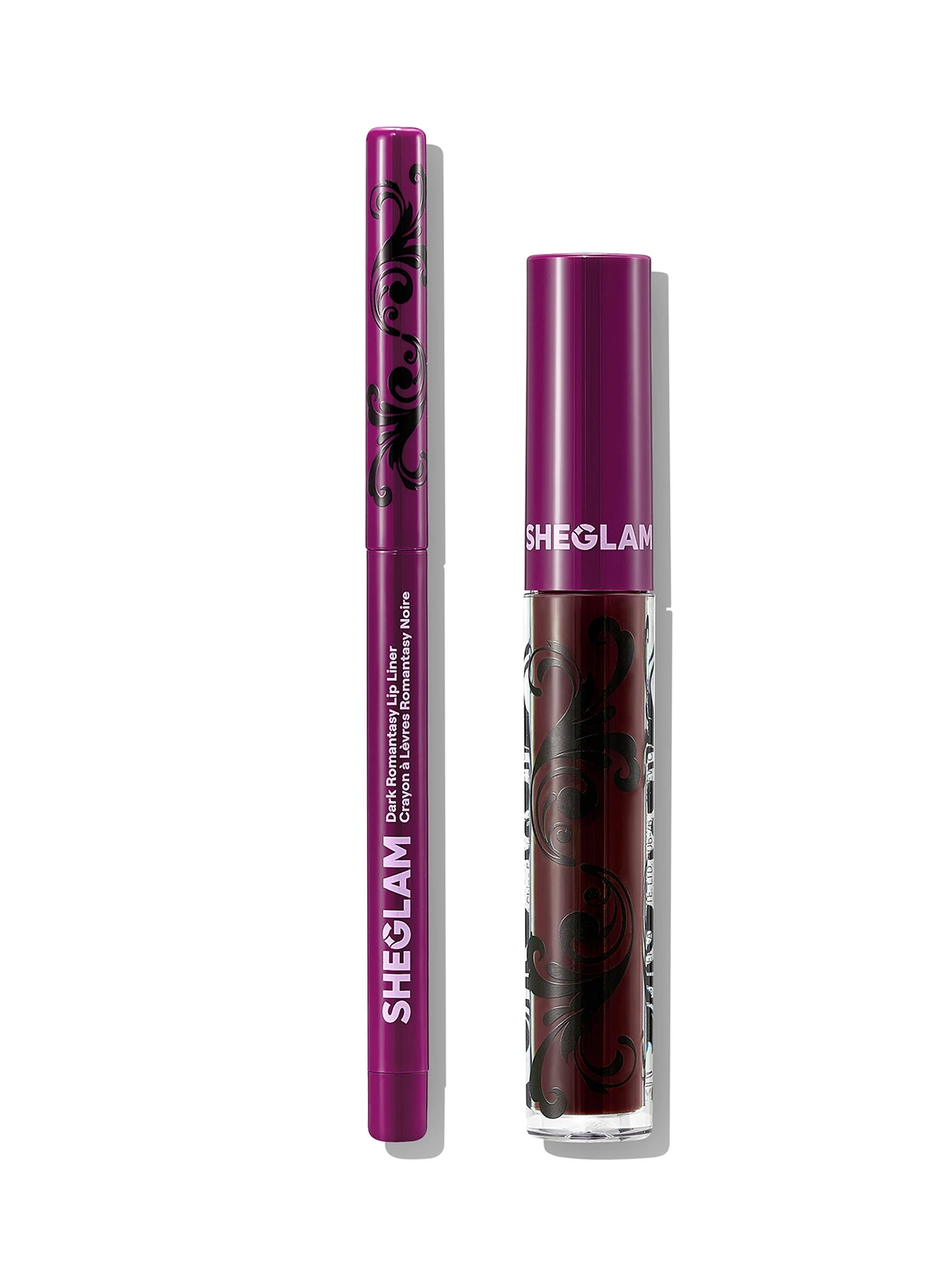 Dark Romantasy Lip Liner + Lip Gloss Kit-Rich Velvet