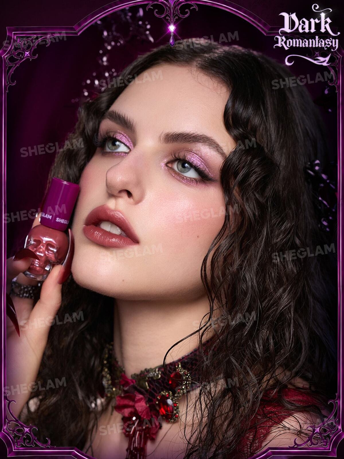 Dark Romantasy Lip & Cheek Tint-Rich Crimson