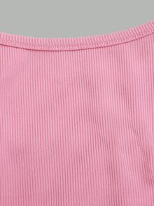 SHEIN Girlism 青少年女孩休閒修身針織細肩帶背心上衣 3件組，適合春夏秋冬，隨機9款發 3件 - 彩色 - 查看 5
