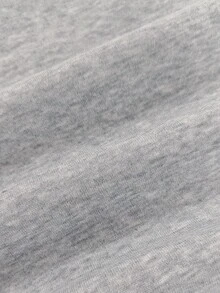 Resyla Women's Slogan Cherry Print Long Sleeve Casual Loose Sweatshirt - Light Grey - View 8