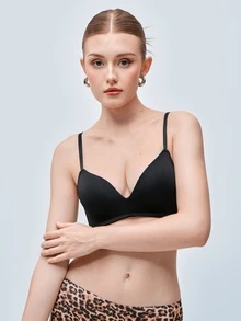 Softvol 3 قطع/مجموعة حمالة صدر نسائية بدون سلك - بسيطة ومريحة، مصنوعة من قماش ناعم وقابل للتنفس، مناسبة للاستخدام اليومي والمناسبات الخاصة - متعدد الألوان - مشاهدة 5