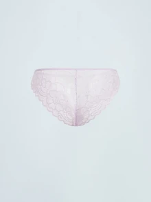 Softvol 3件装女士简约浪漫蕾丝设计比基尼内裤 - 彩色 - 查看 18